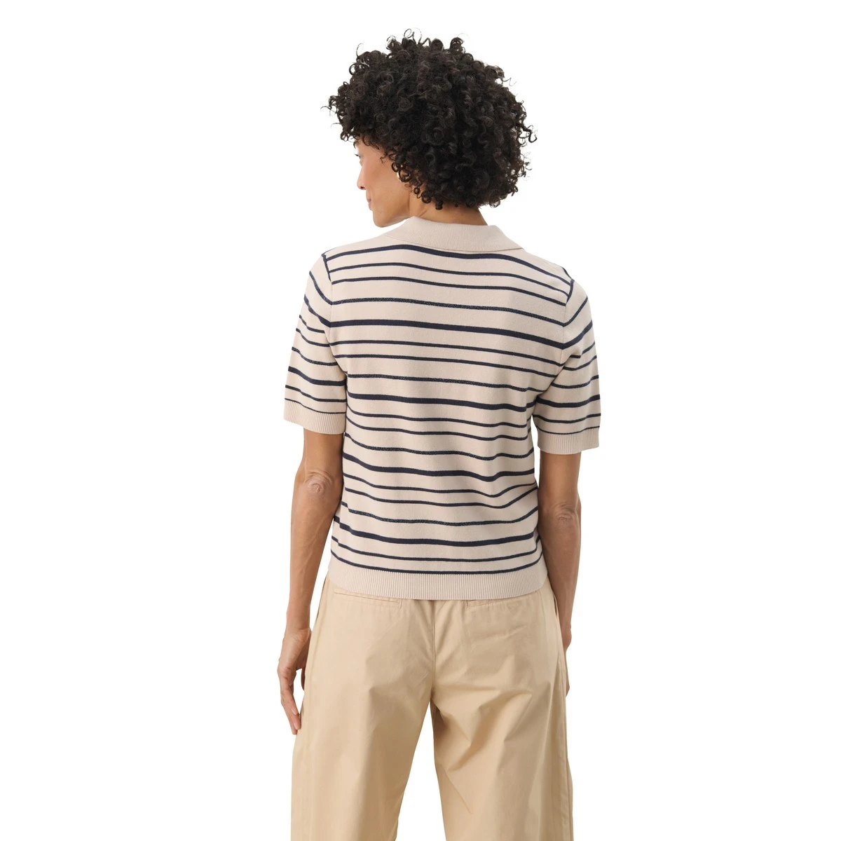 Dames Blouse 25015 blouse streep oversized