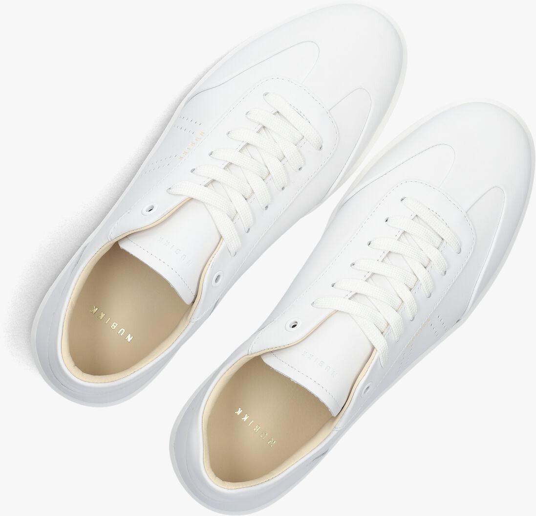witte nubikk lage sneakers joro liber