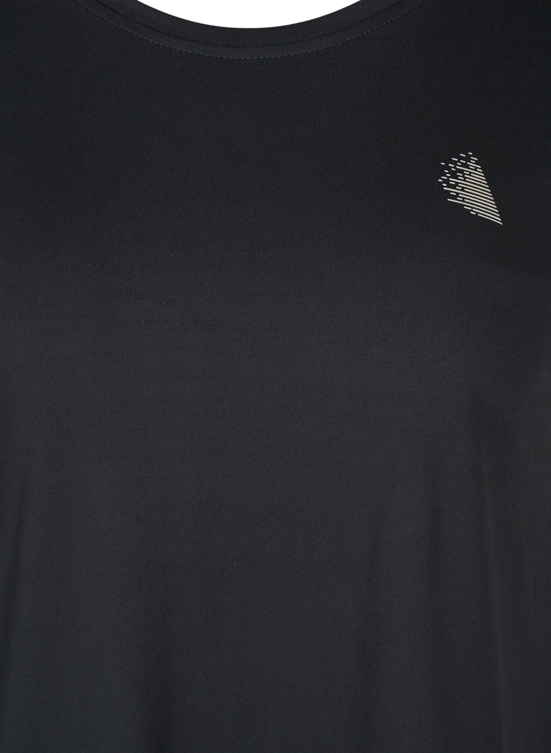 Ensfarvet trænings t-shirt