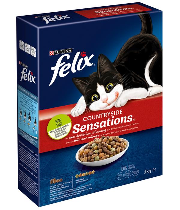 PURINA felix® Trockenfutter für Katzen