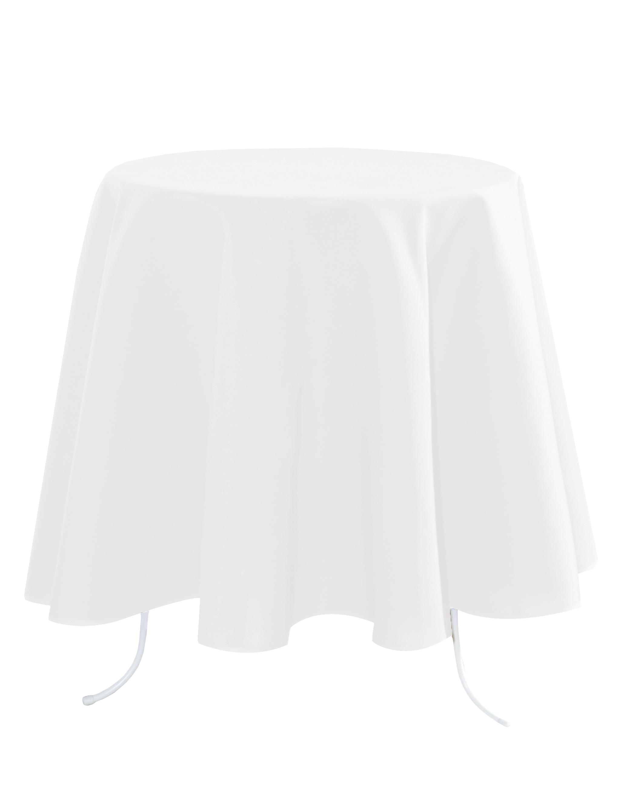 NELSON NAPPE 180CM DIAM BLANC