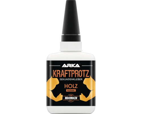 ARKA Kraftprotz Superlijm voor hout, vloeibaar, 50 g