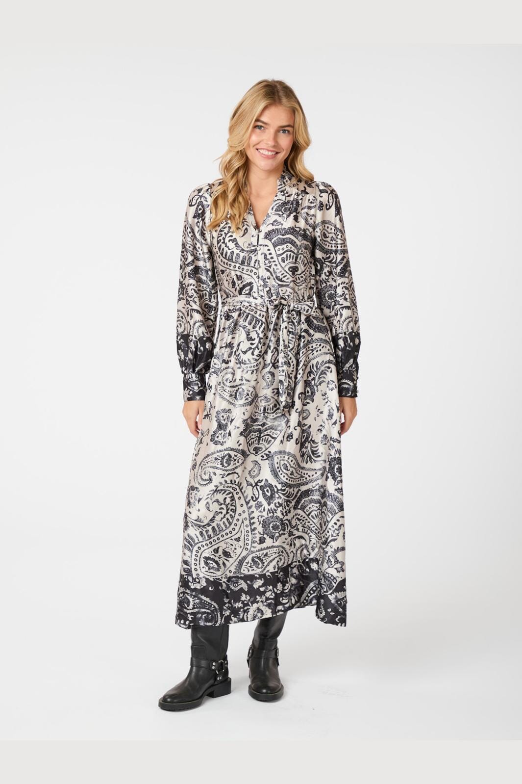 Neo Noir Nova Deco Paisley Dress 164307