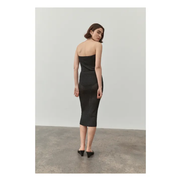 St Agni Robe Bustier 90's | Noir