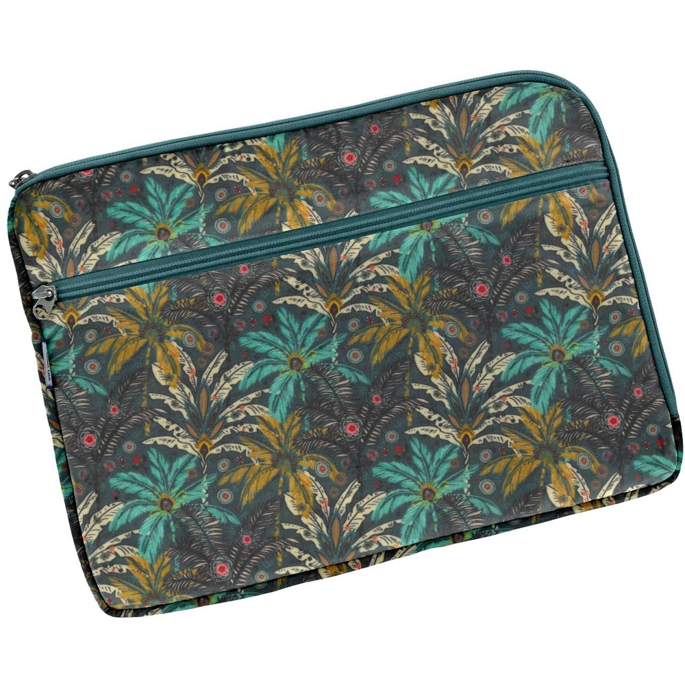 Pochette Ordinateur 13 Pouces Palmia Emeraude
