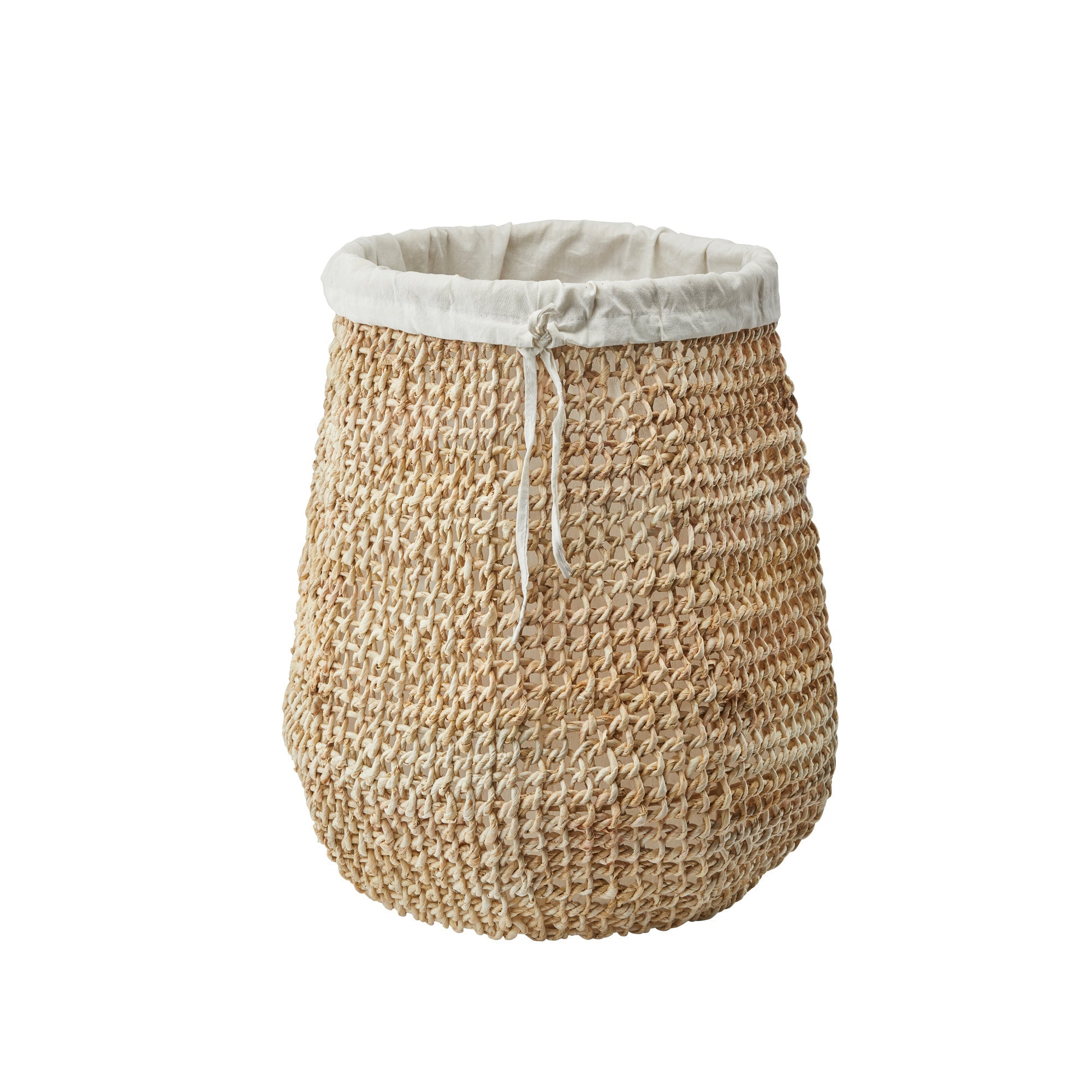 Wasmand Abaca Beige | Beige | Hout