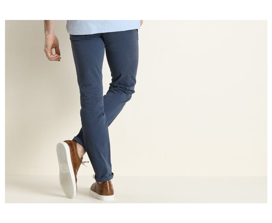 Pantalon chino homme Bleu Franc - KYRK