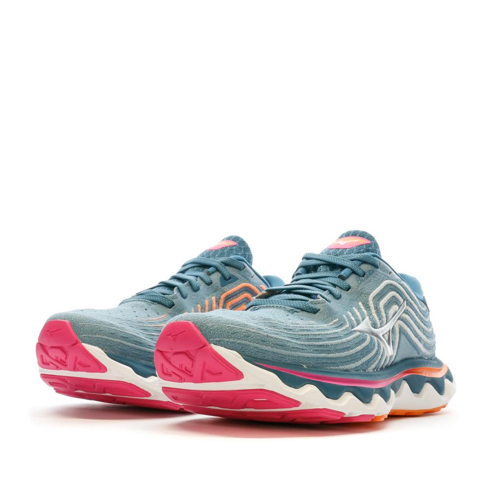 Mizuno Chaussures de Running Bleu Femme Mizuno Wave Horizon