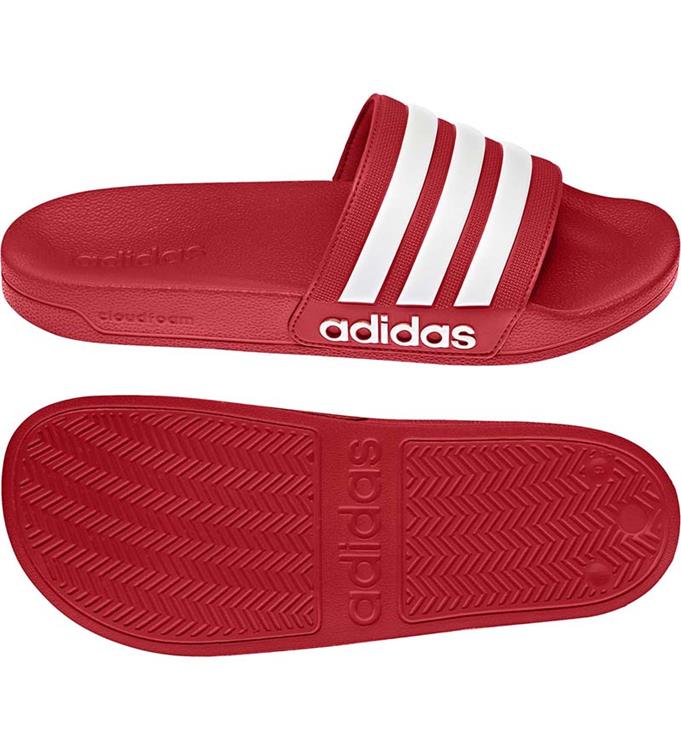 ADILETTE SHOWER,VIVRED/FTWWHT/VIVRE VIVRED-FTWWHT-VIVRED