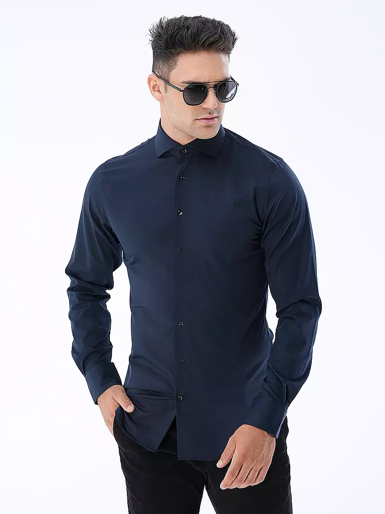 PROFUOMO Hemd Slim Fit blau