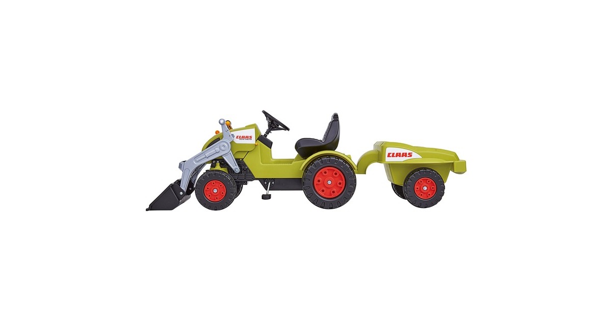 BIGCLAAS CELTIS Tractor met laadschep en trailer Kindervoertuig