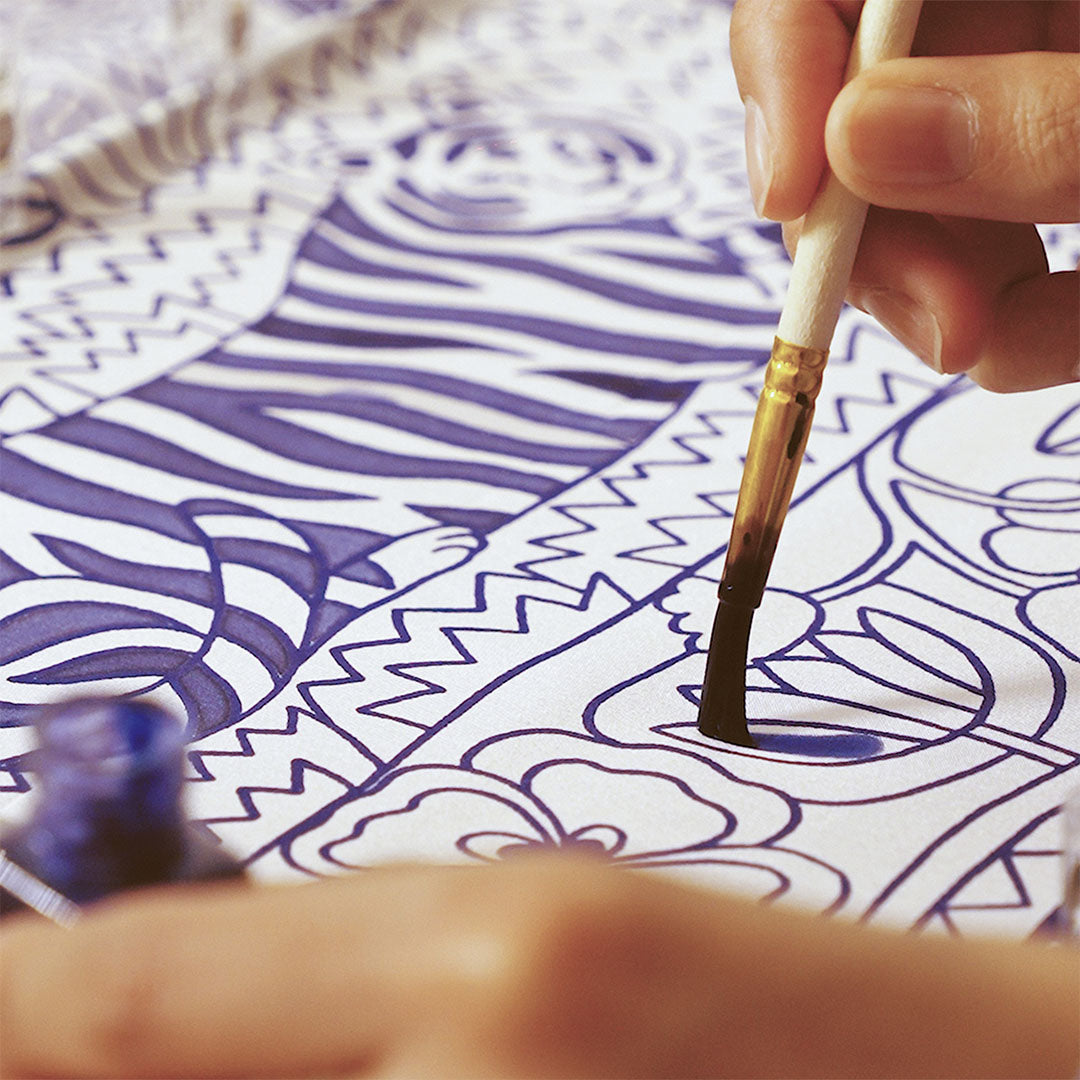 djeco knutselset atelier 10 - zijde schilderen