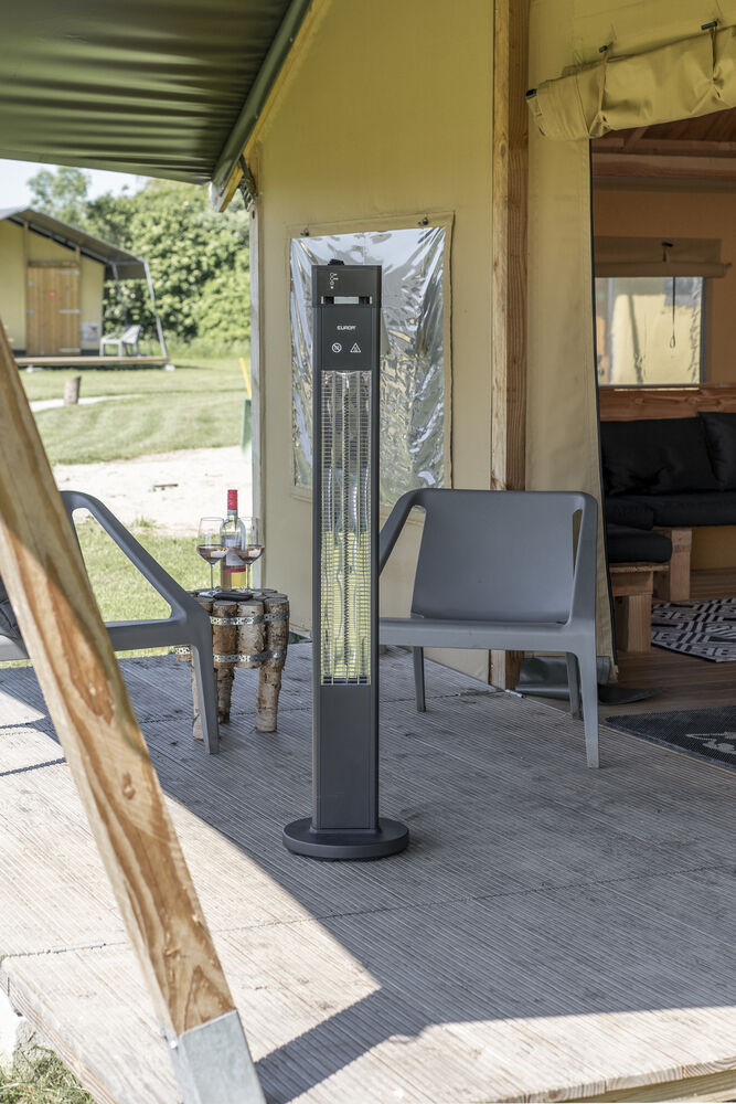 Eurom Q-Tower 2000 RCD - Staande terrasverwarmer - 2000 W