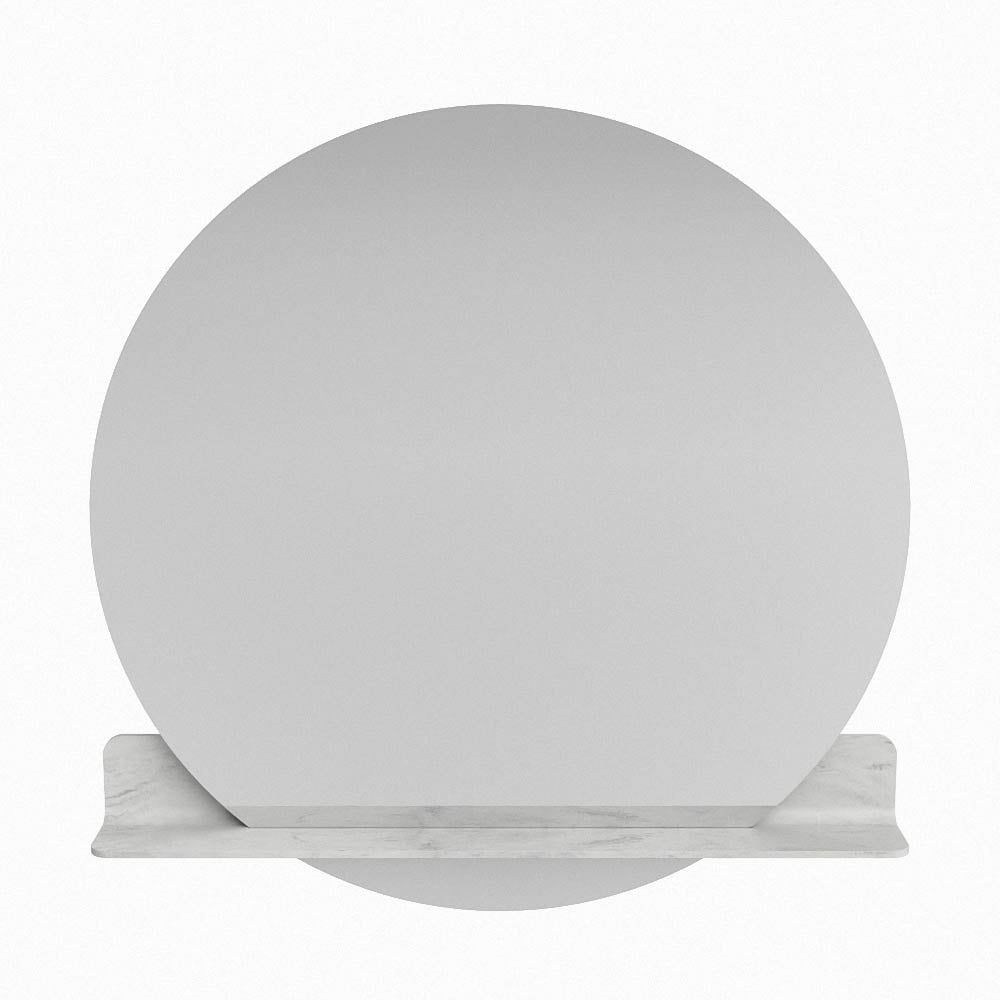Mondiaz Spot spiegel rond Ø100cm met planchet opalo
