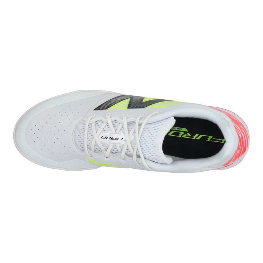 New Balance Furon V8 Pro IN Flash Point - Blanc/Rouge/Argenté