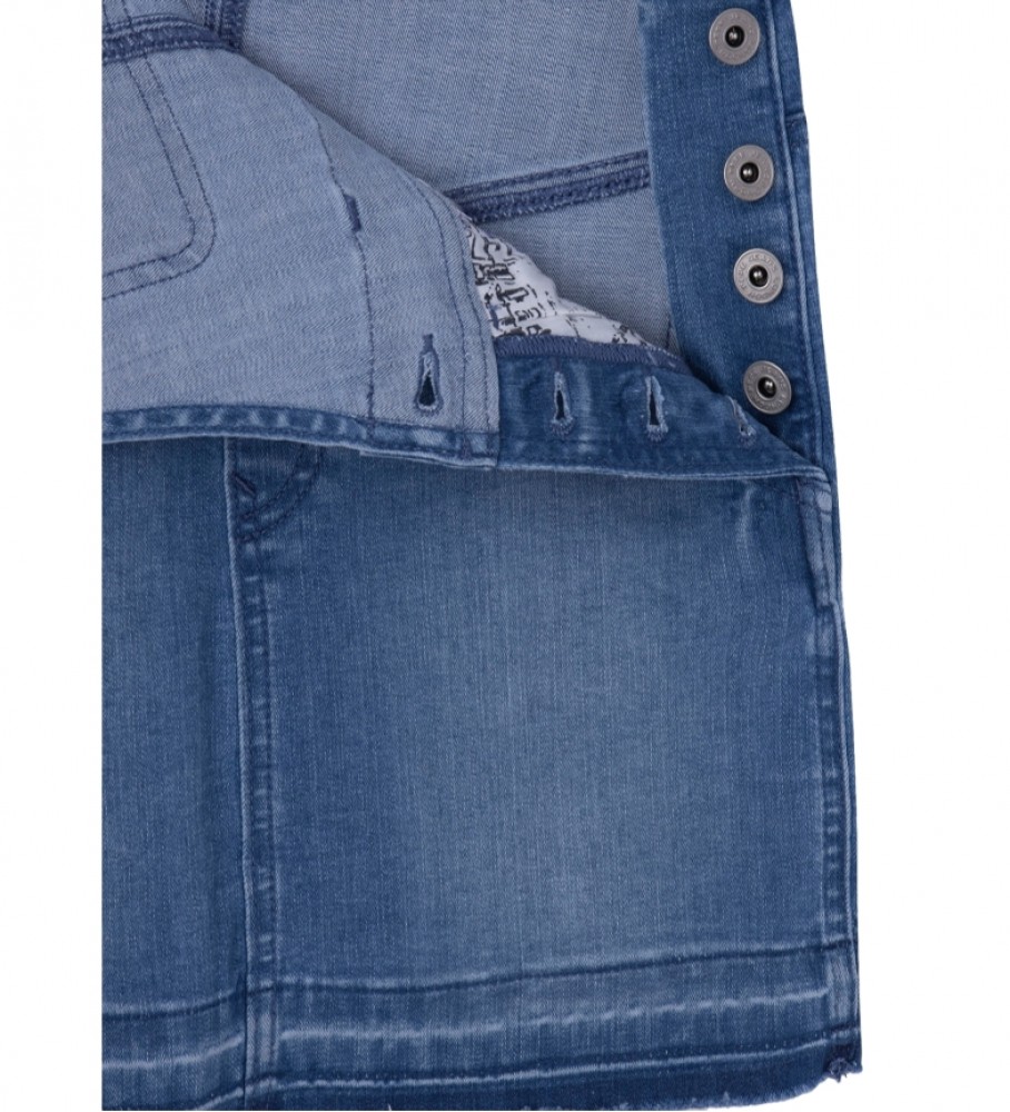 Pepe Jeans Vestido Peto Kaia azul
