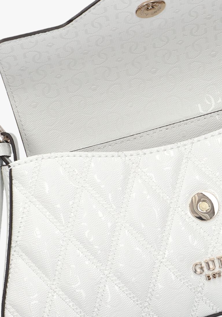 GUESS witte guess schoudertas adi flap shoulder