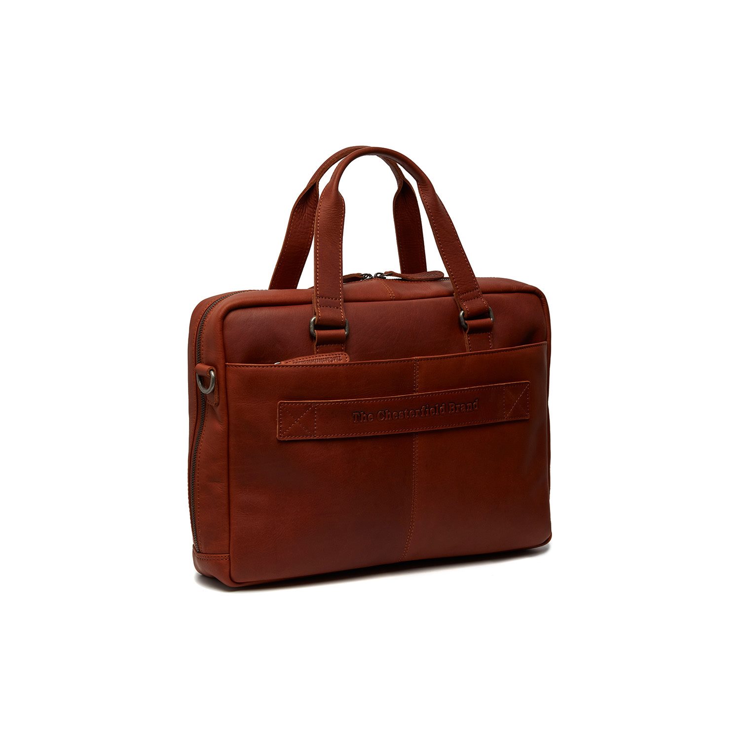 The Chesterfield Brand Manhattan Laptoptas cognac