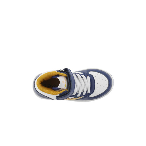Zapatillas De Efecto Piel Victoria Tiempo Tricolor Con Cordones Elásticos Y Tira Adherente