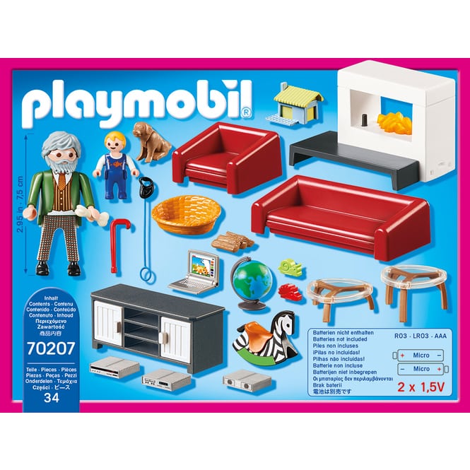 PLAYMOBIL® Dollhouse 70207 - Gemütliches Wohnzimmer