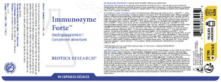 Biotics Bio-Immunozyme Forte Capsules 90CP