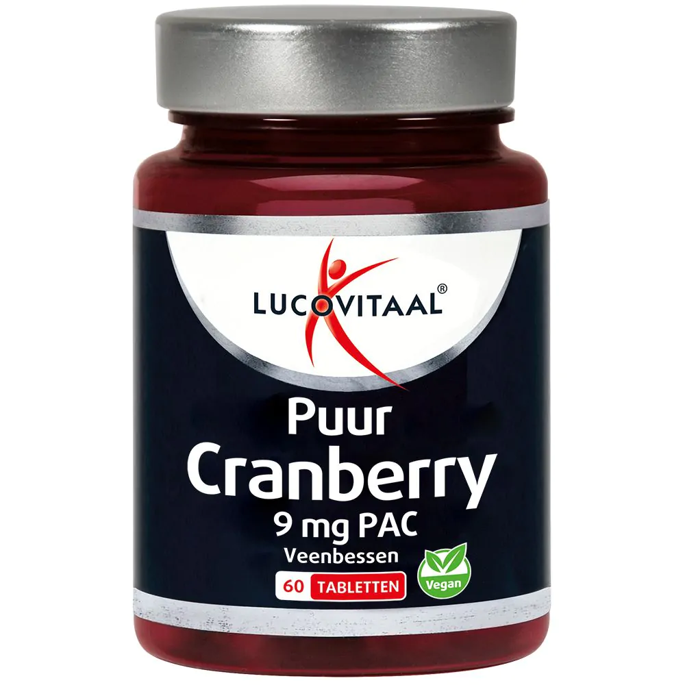 Puur Cranberry 9 mg PAC 60 tabletten