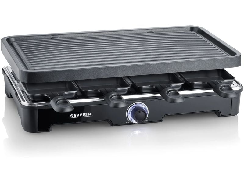 Severin Racletteofen RG 9670 8 Personen Raclettegrill mit 1400 W Leistung