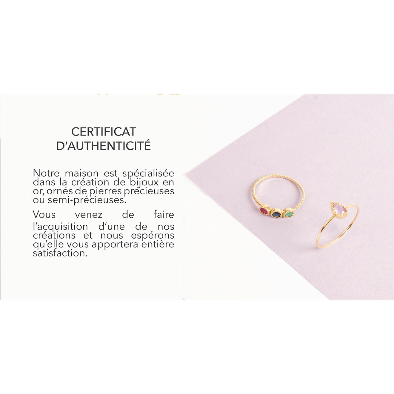 By Colette Bracelet Lindos Zirconium or jaune
