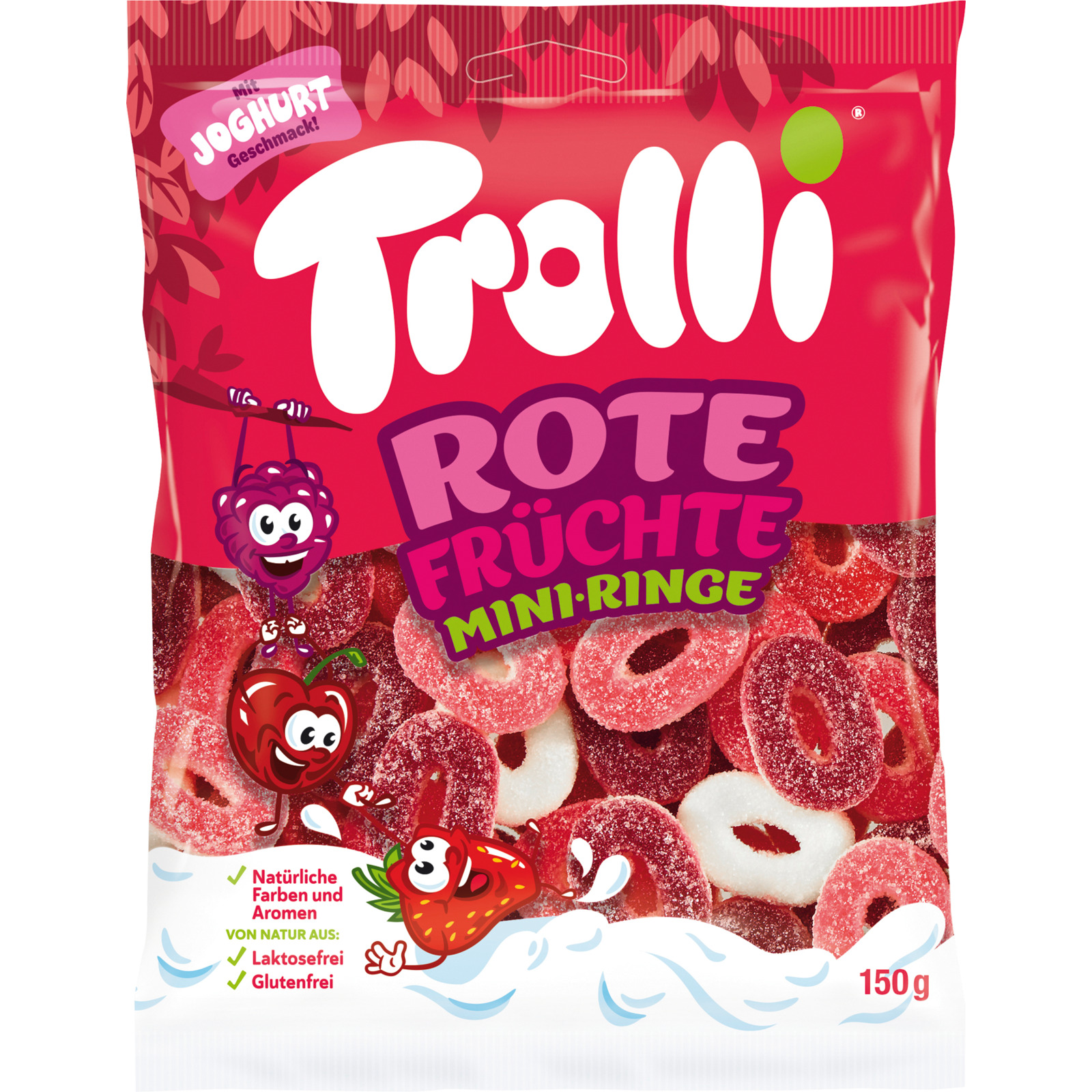 Trolli Rote Früchte Mini-Ringe 150 g