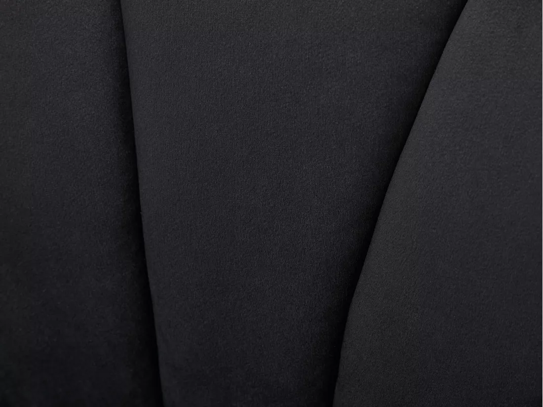 Lot de 2 chaises avec accoudoirs en velours et métal - Noir - LANSENA de Pascal Morabito