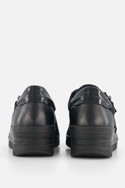 Feyn Luna Sneakers zwart Leer