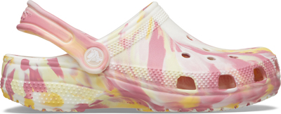 Crocs Classic Glow Marbled Sandaler, Daylily/Multi