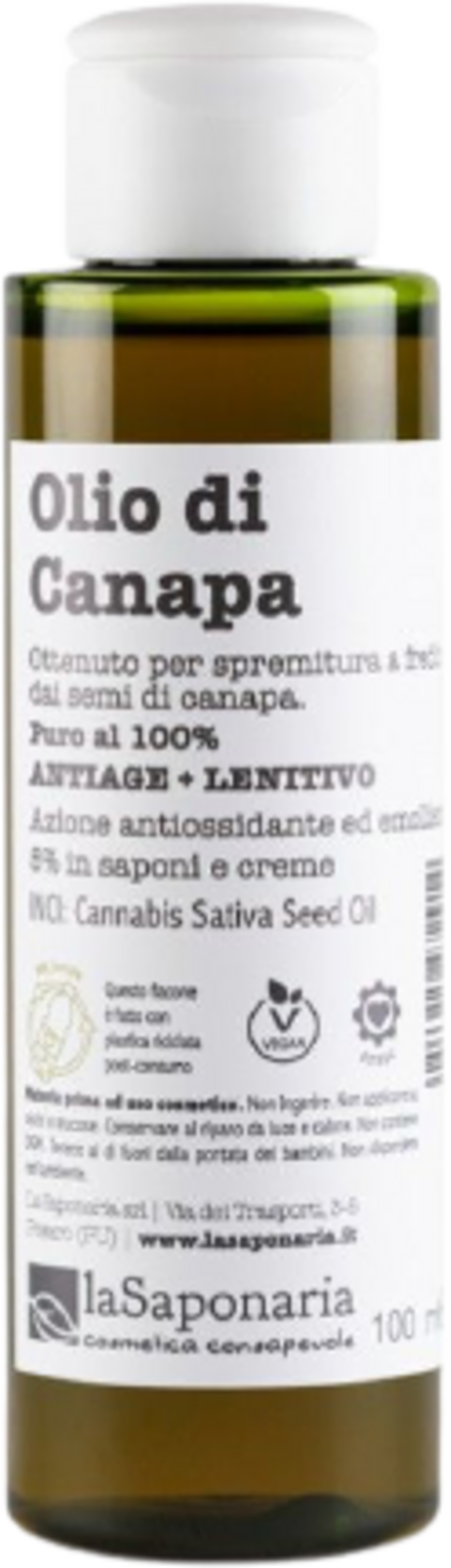 La Saponaria  Hanföl, 100 ml