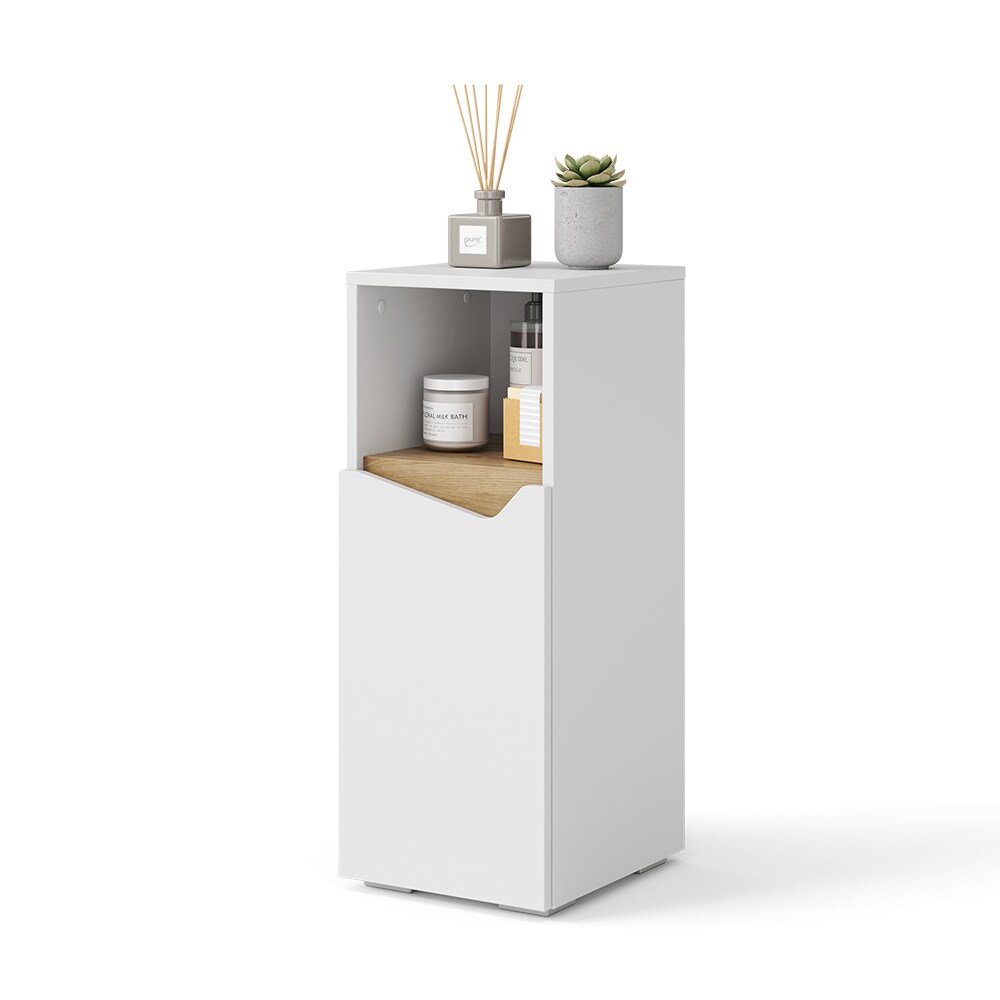 Vicco Midischrank Marelle 30 x 74 cm, Weiß Artisan Badschrank modern Badezimmer