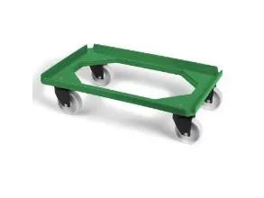 Tralle Mini Moove Standard L60xB40 cm 4 hjul ABS PP grøn,7 stk/krt