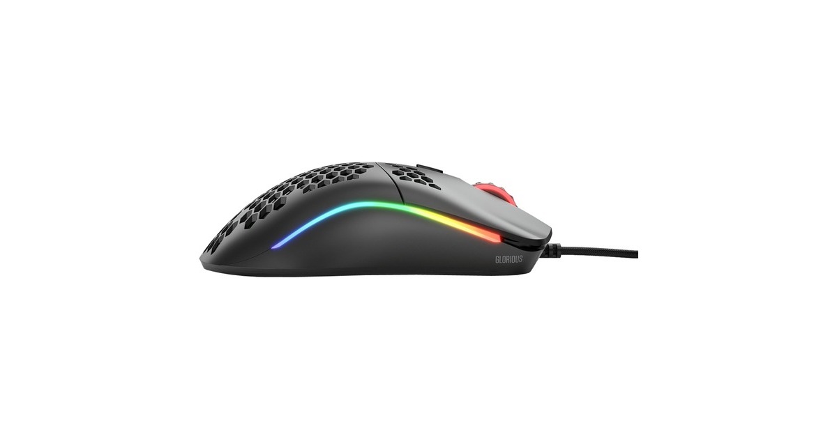 GloriousModel O gaming muis  (Zwart (mat), 12.000 dpi, RGB leds)