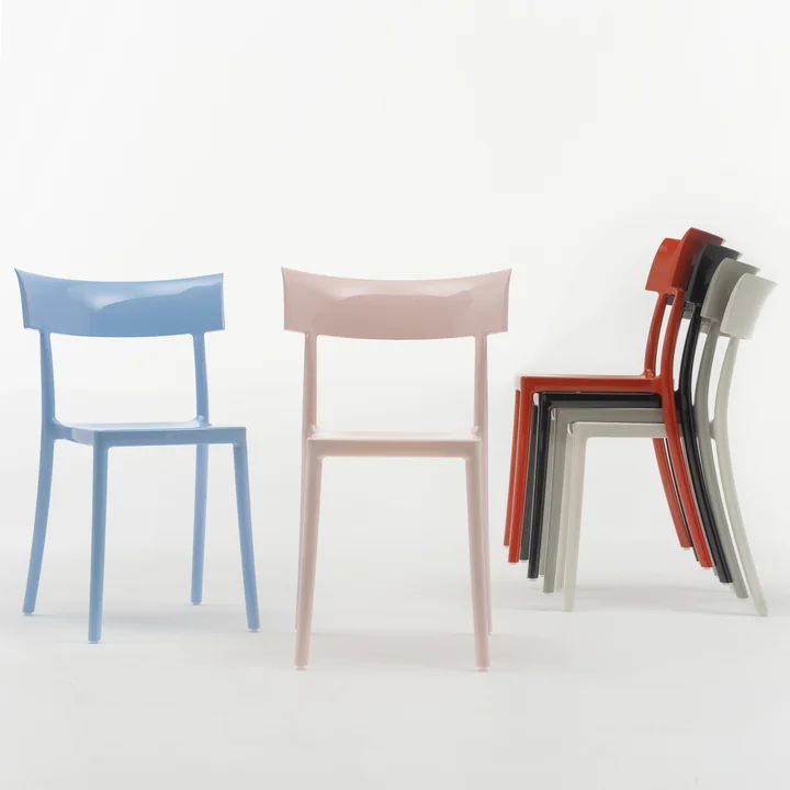 Kartell - Catwalk Stuhl, salbeigrün matt