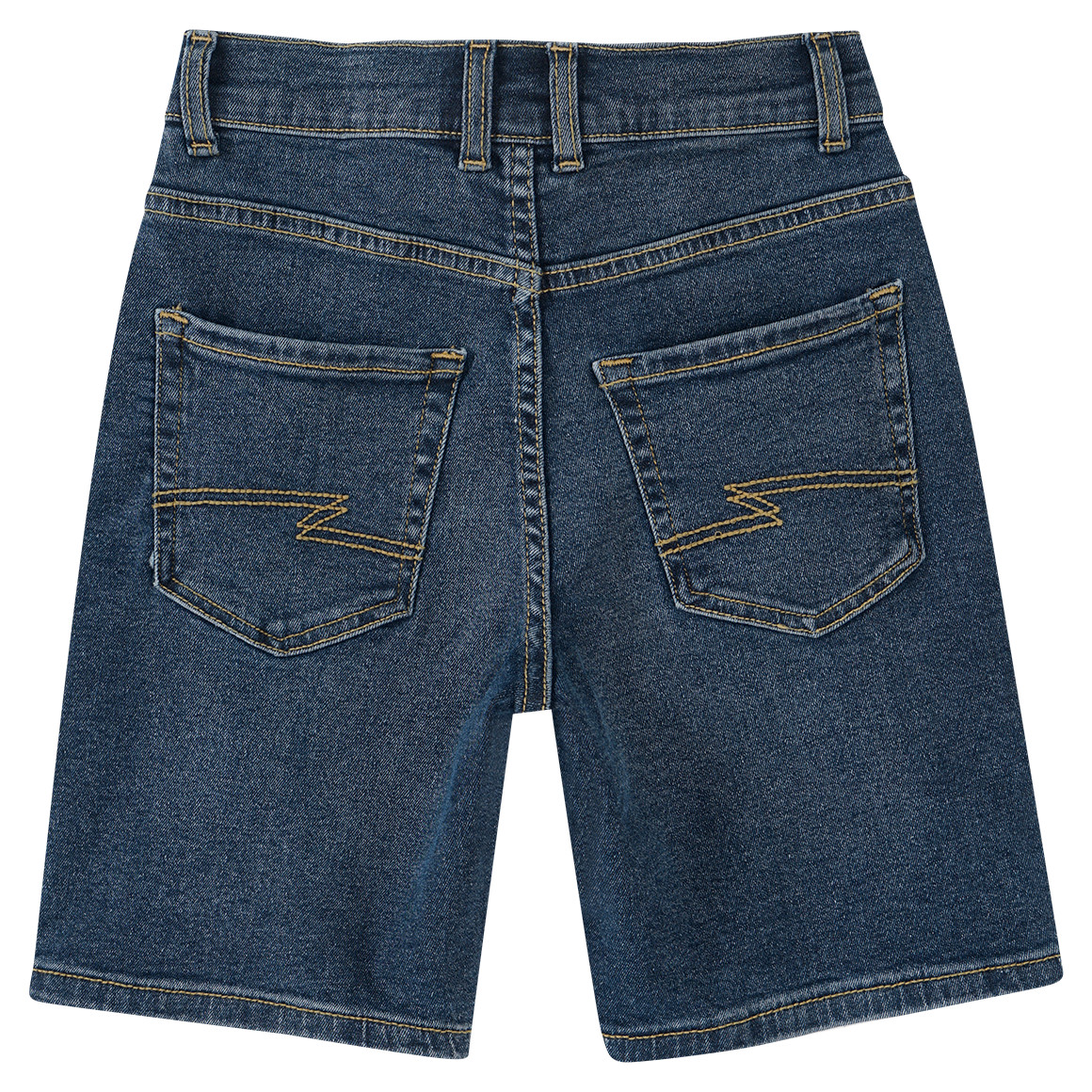 Beatwear Jungen Jeansshorts mit verstellbarem Bund dunkelblau