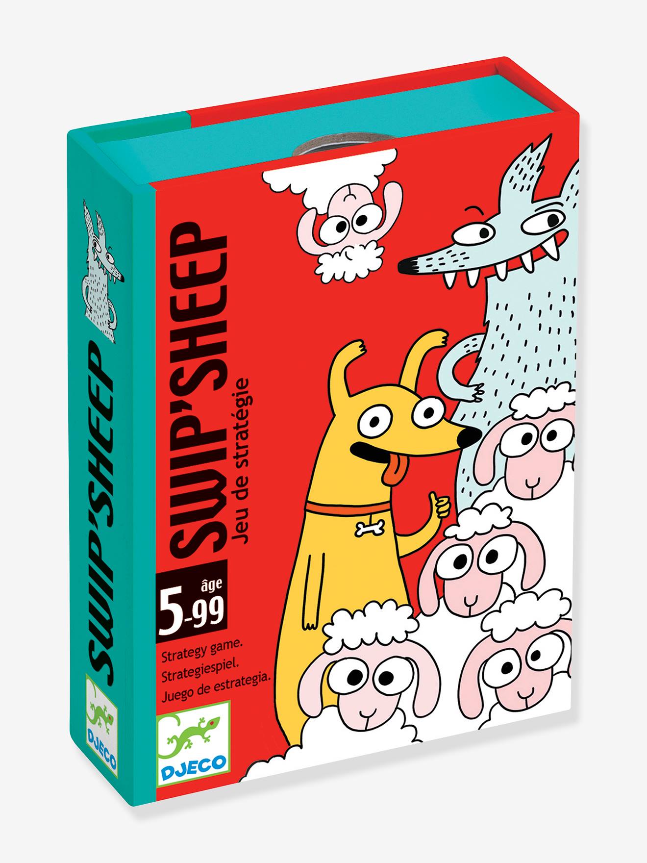 Jogo de cartas vermelhas Swip'Sheep DJECO