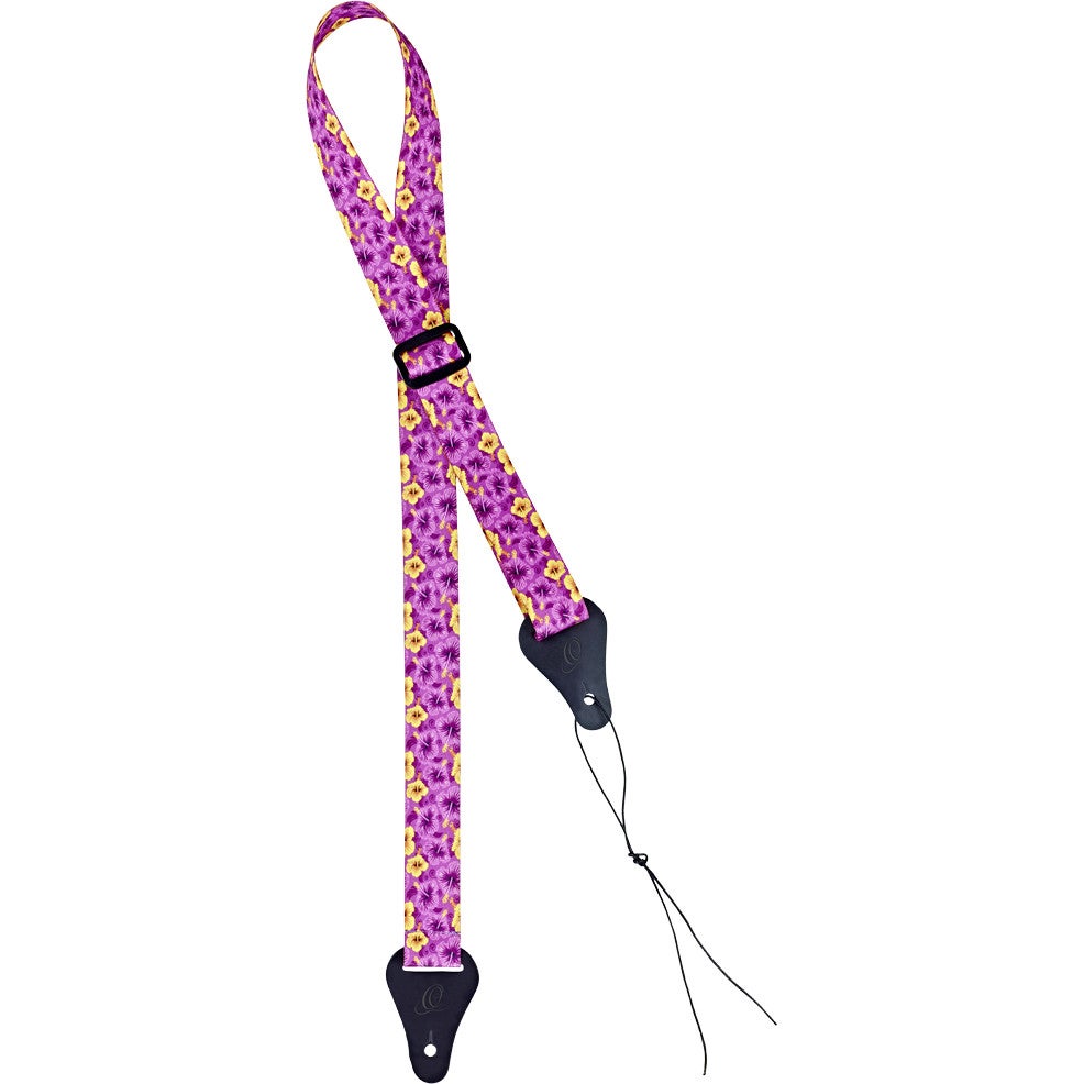 Ortega OUS-PUFL ukelele draagband nylon paars