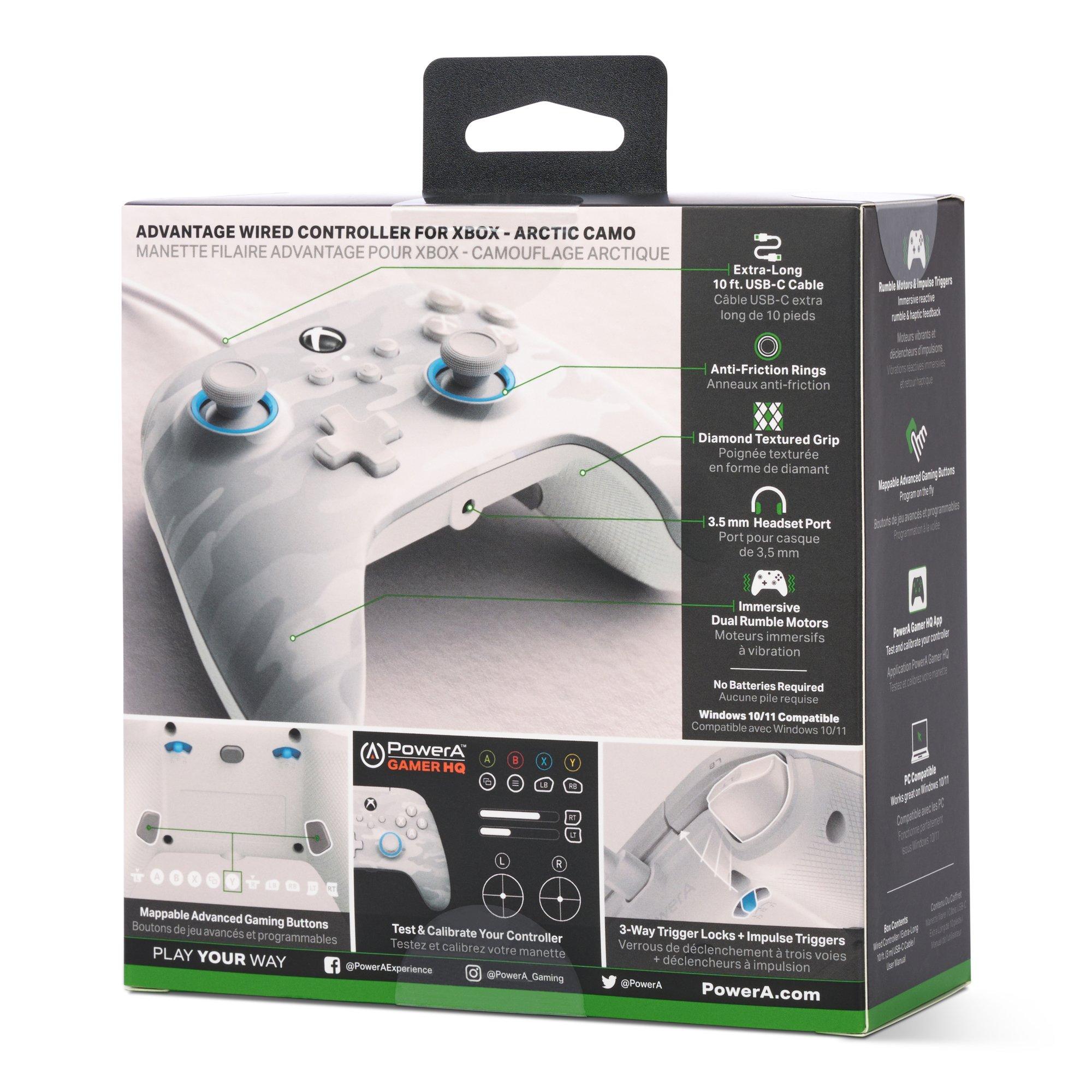 PowerA Advantage Wired Controller for Xbox Series X|S Arctic Camo