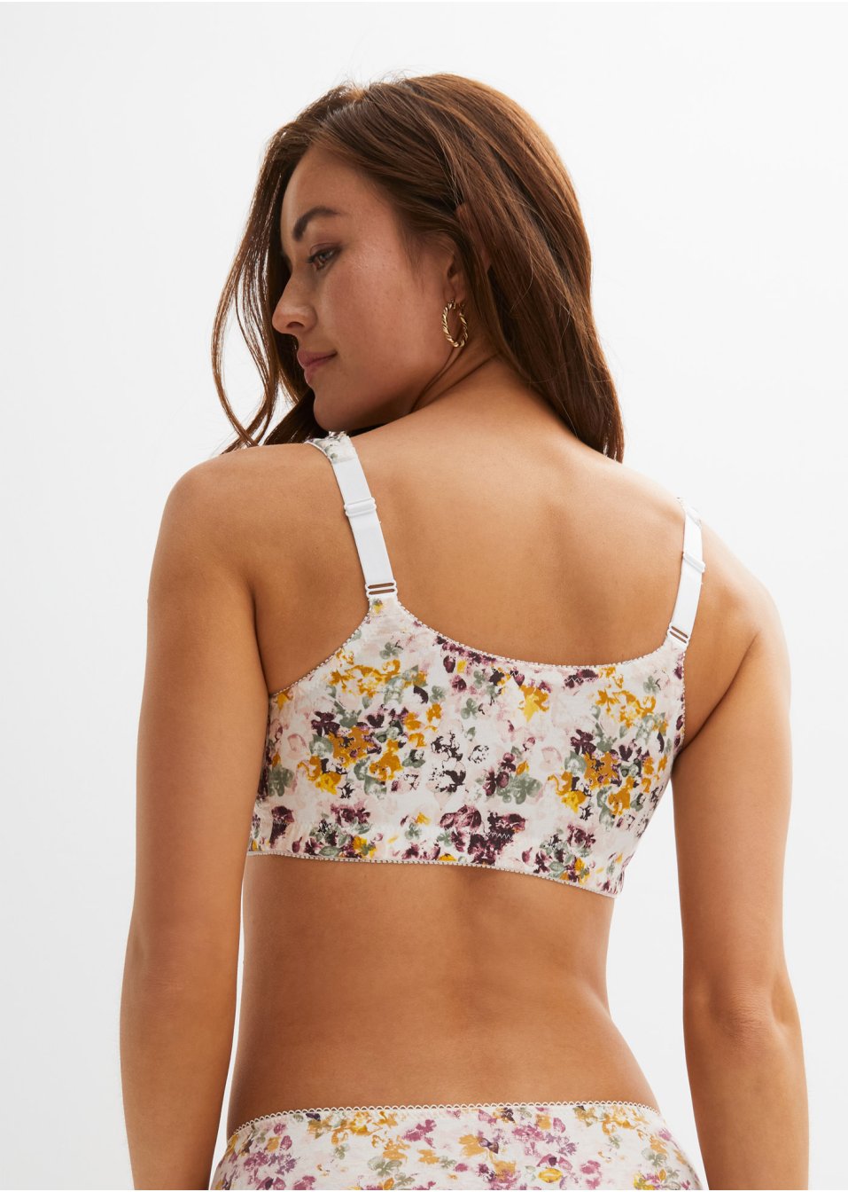 Lot de 2 soutiens-gorge fermeture devant sans armatures avec coton