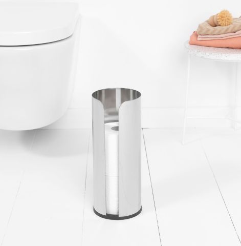 ReNew Reserverolhouder voor 3 rollen - Matt Steel