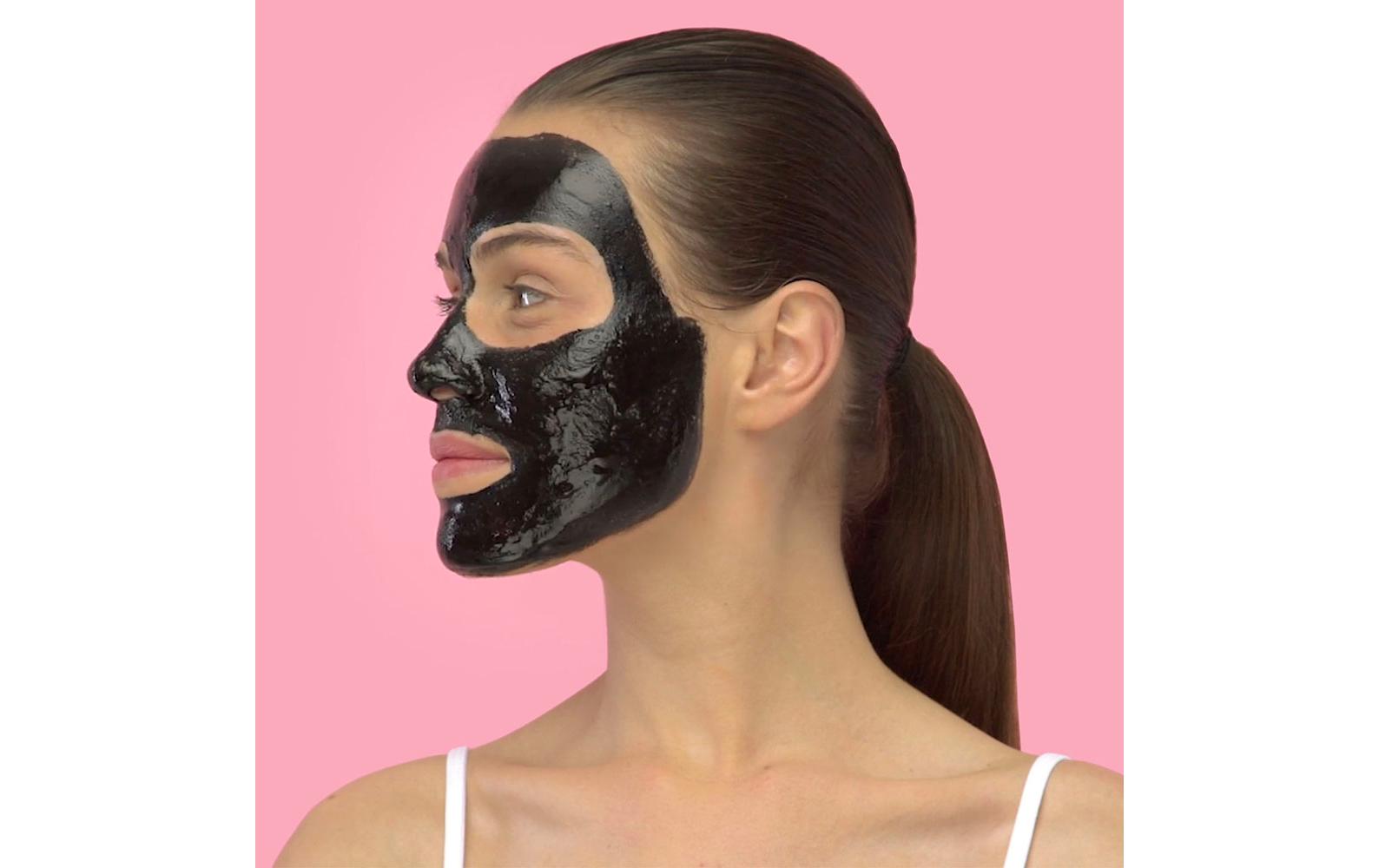 Gesichtsmaske Charcoal Peel-Off 1 StückReinigende flüssige Gesichtsmaske