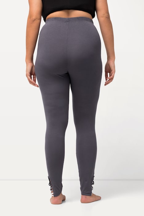 Leggings, Saum-Zierbänder, schmales Bein, Elastikbund