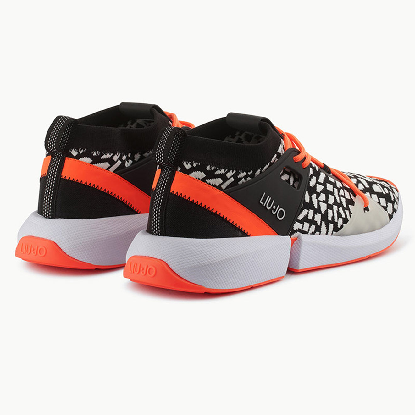Liu-Jo Sneakers Yulia noir/orange/blanc