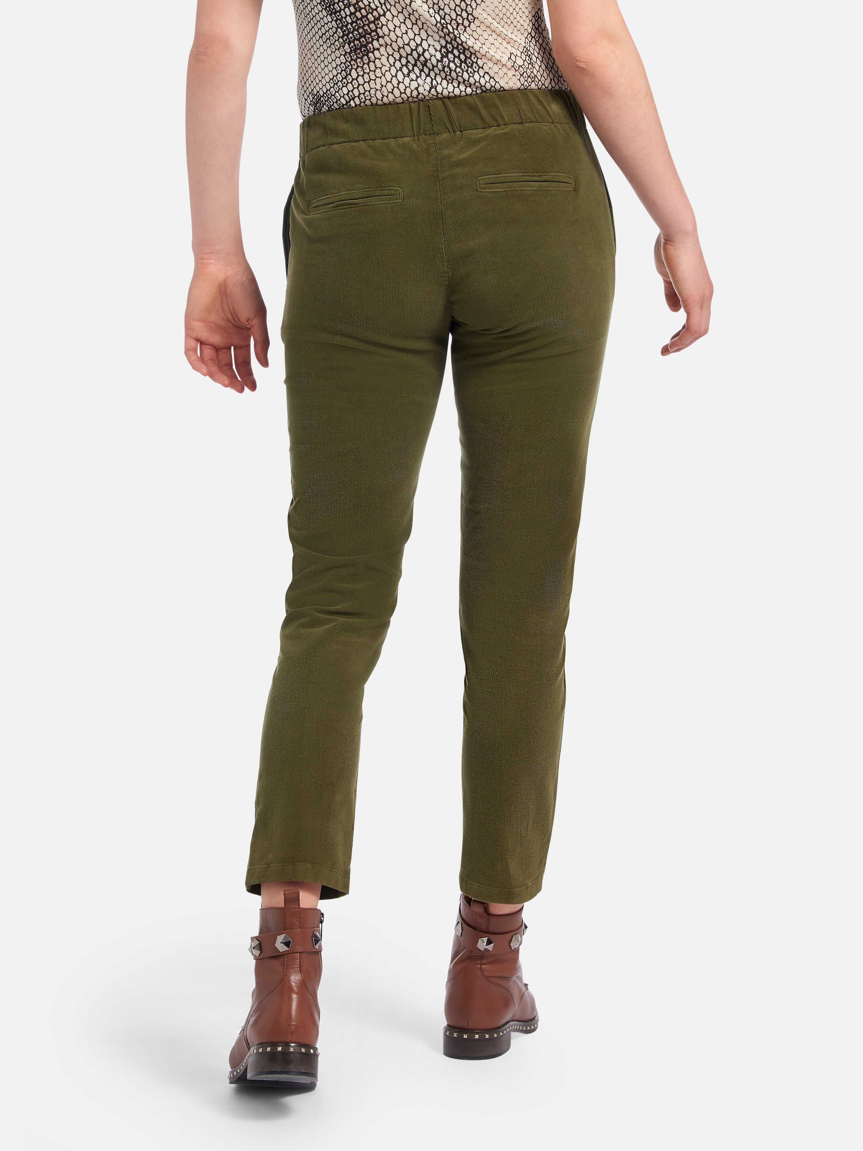 Feincord-Schlupf-Hose