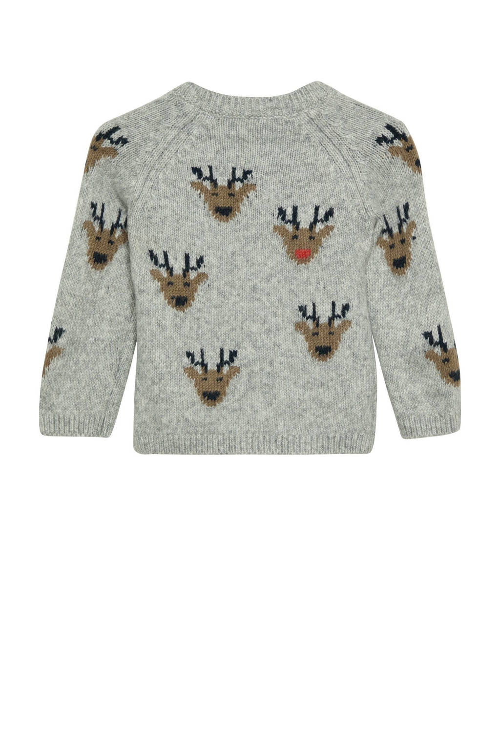 s.Oliver kersttrui grijs