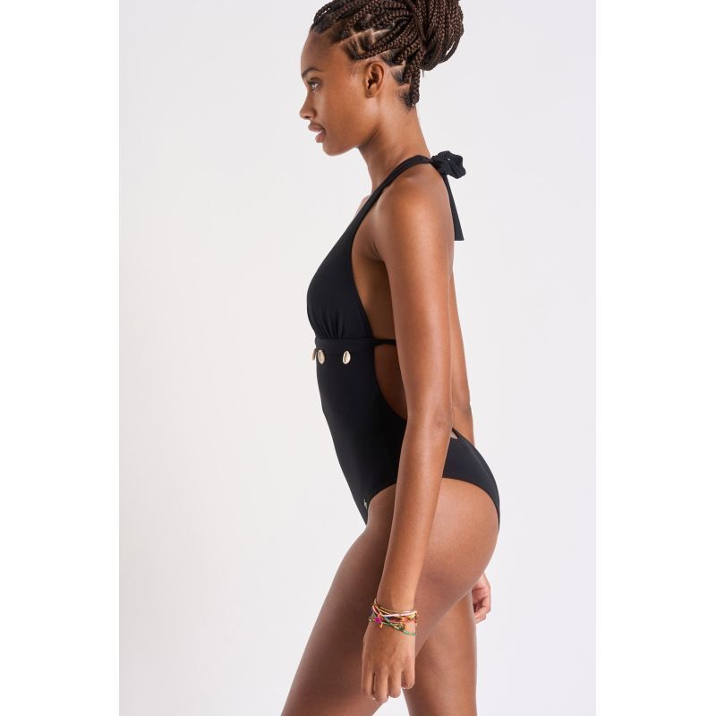Shellina Black - Maillot de bain 1 pièce femme