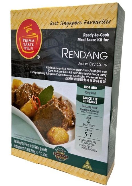 Prima Taste Kant en Klare Saus voor Rendang Aziatische Droge Curry 360g